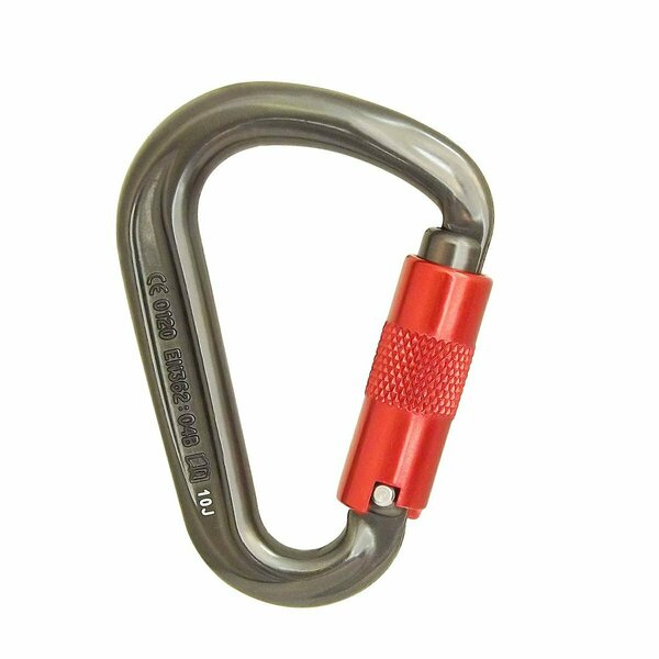 Sunbelt Carabiner-Mini Hms, Twistlock, SS 10" x5" x0.5" A-B1ABKH214SS